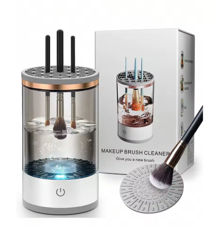 منظف فرشاة الماكياج الالكتروني !!😁✅